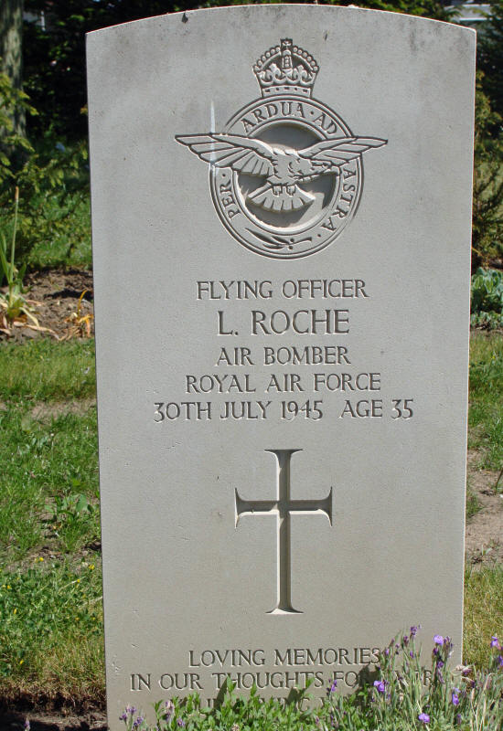 F/O Leonard Roche<br /><br /><br />died training exercise - 30.7.1945